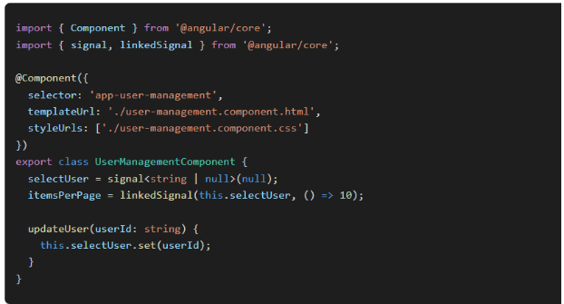 2.Exemple pratique : la mise à jour de `selectUser` et réinitialisation de `itemsPerPage`