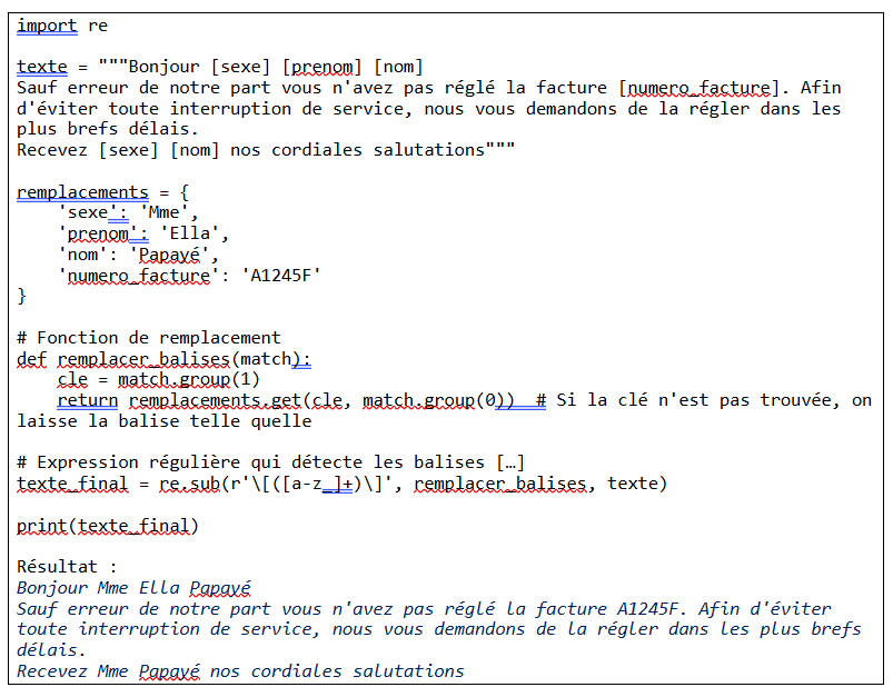 Regex : Placeholders