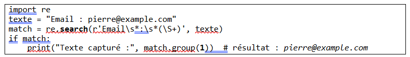 RGEX: Groupe capturant